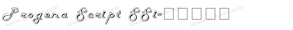 Progena Script SSi字体转换